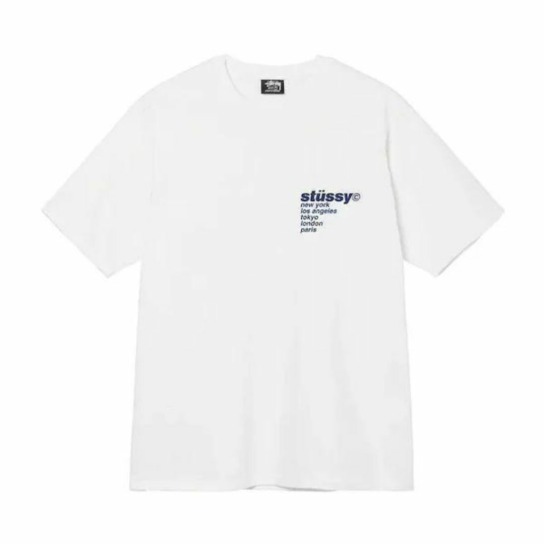 STUSSY(ステューシー)のステューシー STUSSY STRAWBERRY TEE  L 白　ホワイト メンズのトップス(Tシャツ/カットソー(半袖/袖なし))の商品写真