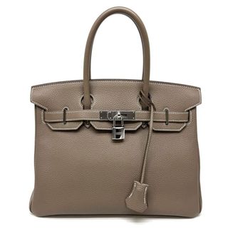 エルメス(Hermes)のエルメス HERMES バーキン30 バーキン 30 バッグ トートバッグ トゴ エトゥープ グレー シルバー金具(トートバッグ)