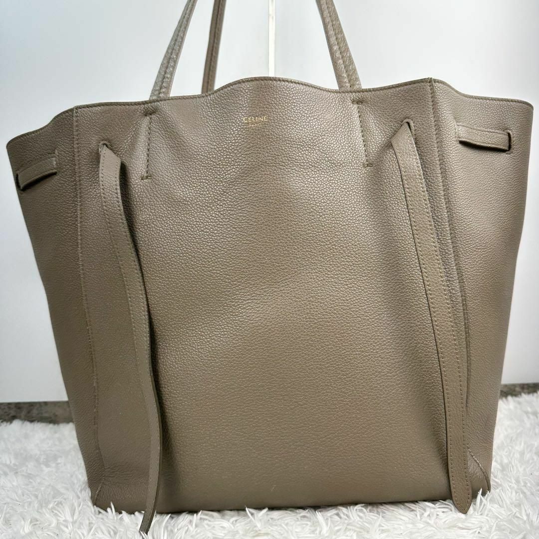 celine(セリーヌ)のセリーヌ　カバファントム　スモール　トートバッグ　グレージュ　新ロゴ　A4可 レディースのバッグ(トートバッグ)の商品写真