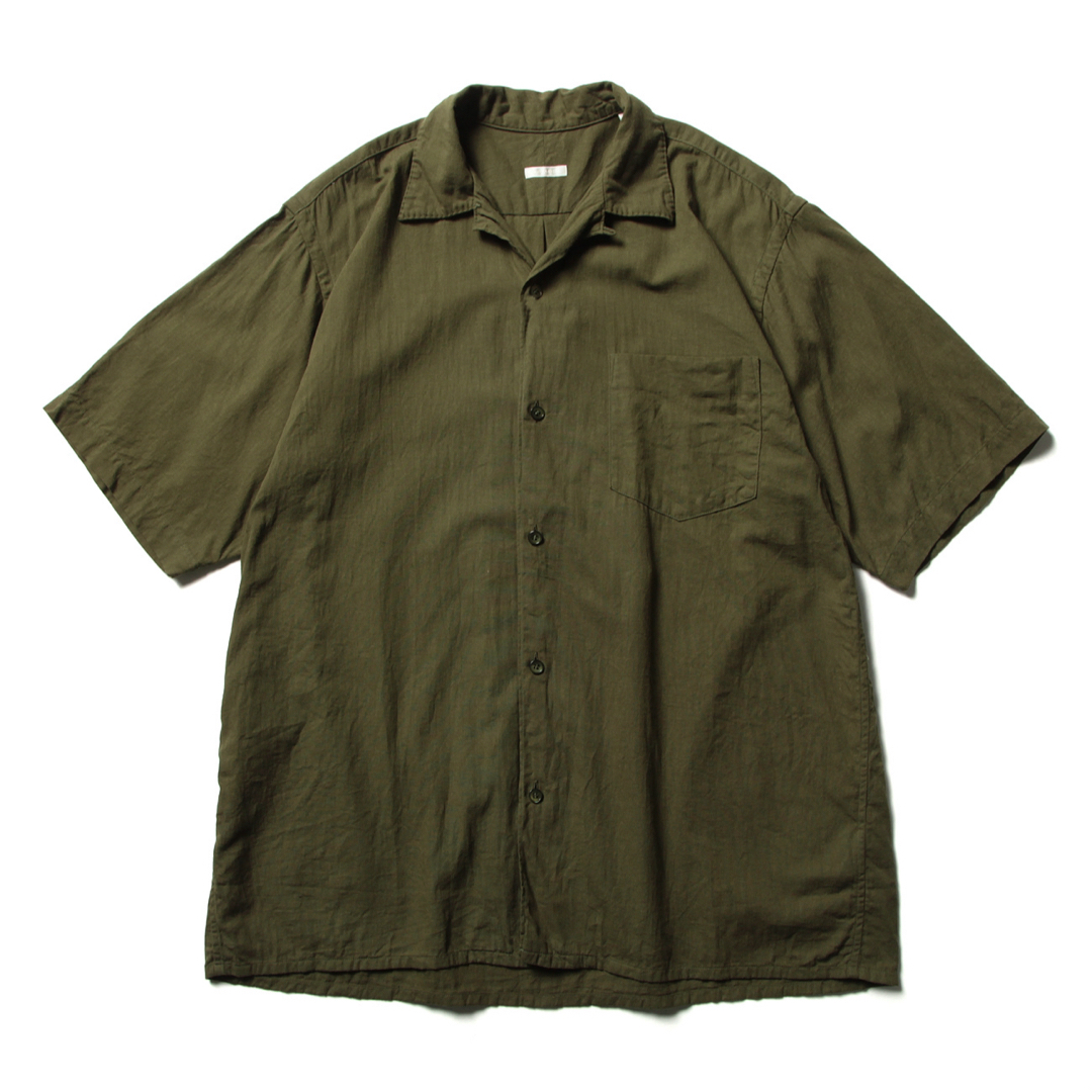 COMOLI(コモリ)のcomoli サイズ3 オープンカラーシャツ オリーブ メンズのトップス(シャツ)の商品写真