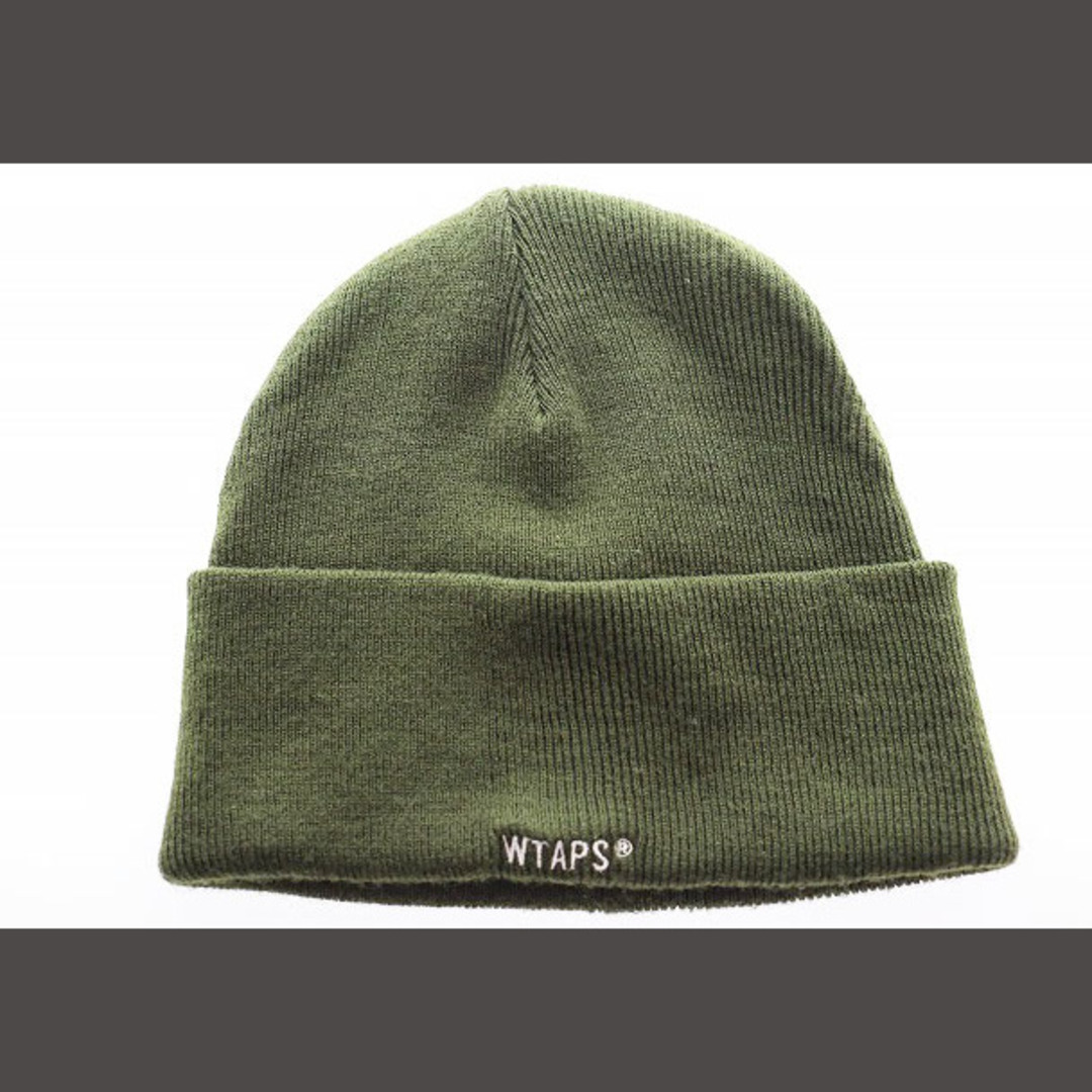 ダブルタップス WTAPS 20AW BEANIE KHAKI ニット帽 刺繍 メンズの帽子(その他)の商品写真