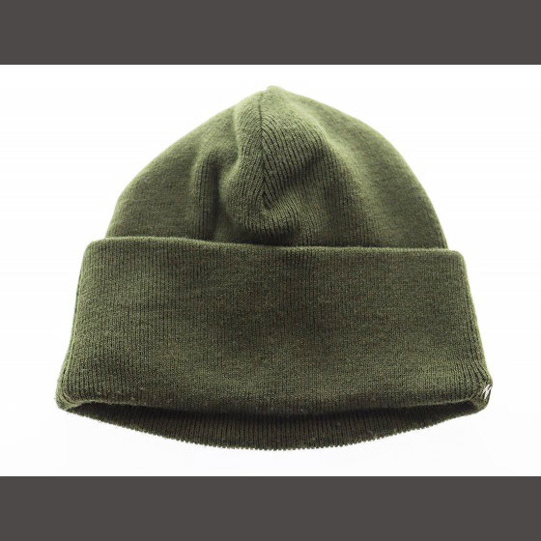 ダブルタップス WTAPS 20AW BEANIE KHAKI ニット帽 刺繍 メンズの帽子(その他)の商品写真