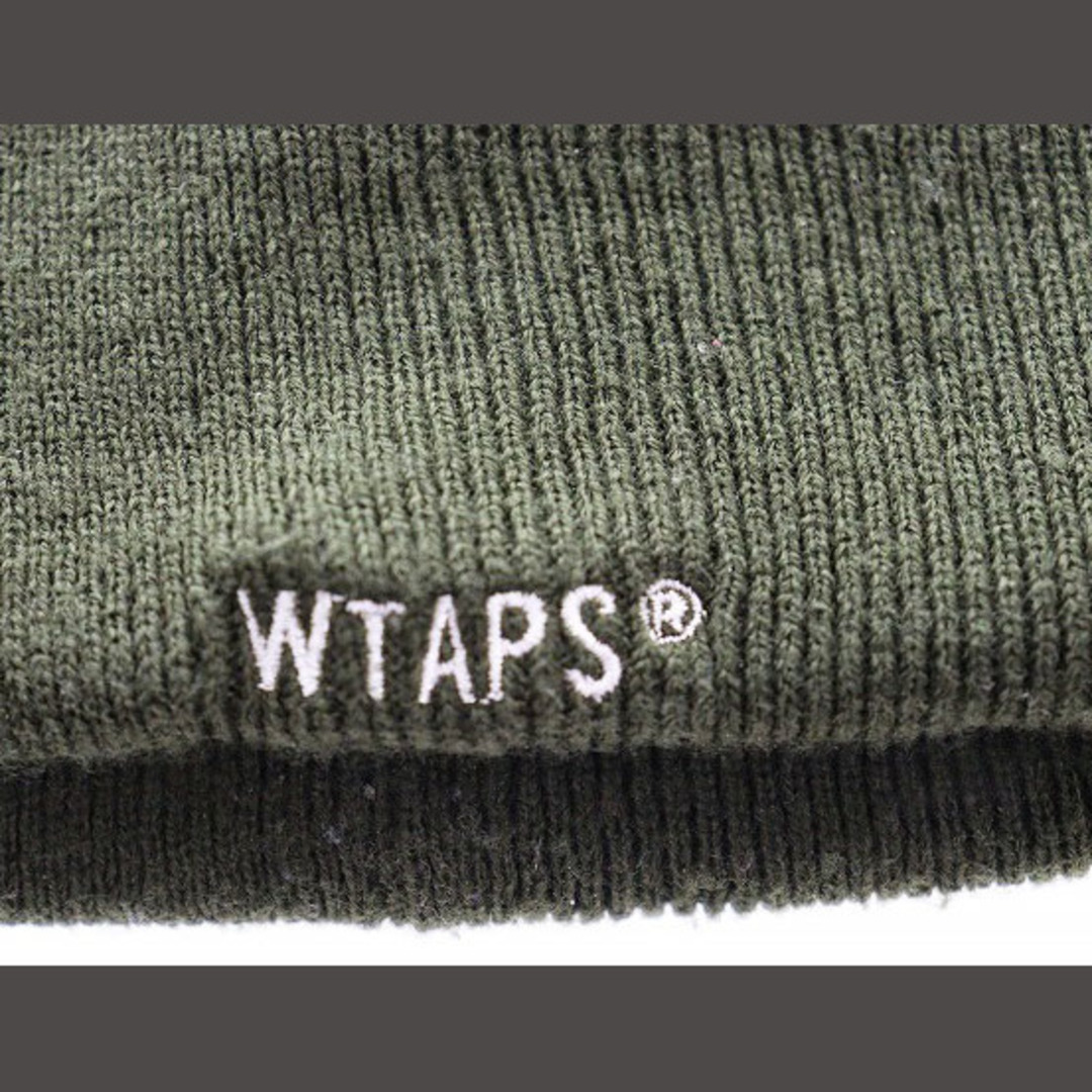 ダブルタップス WTAPS 20AW BEANIE KHAKI ニット帽 刺繍 メンズの帽子(その他)の商品写真