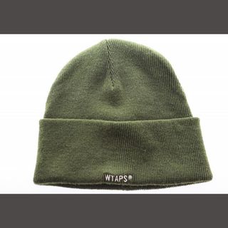 ダブルタップス WTAPS 20AW BEANIE KHAKI ニット帽 刺繍(その他)