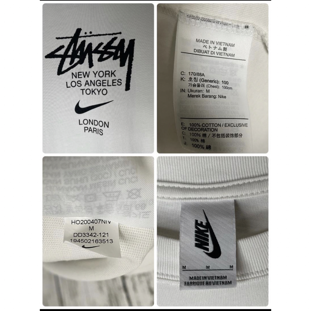 STUSSY(ステューシー)の【即完売モデル】 ナイキ ステューシー コラボ Tシャツ センターロゴ 入手困難 メンズのトップス(Tシャツ/カットソー(半袖/袖なし))の商品写真