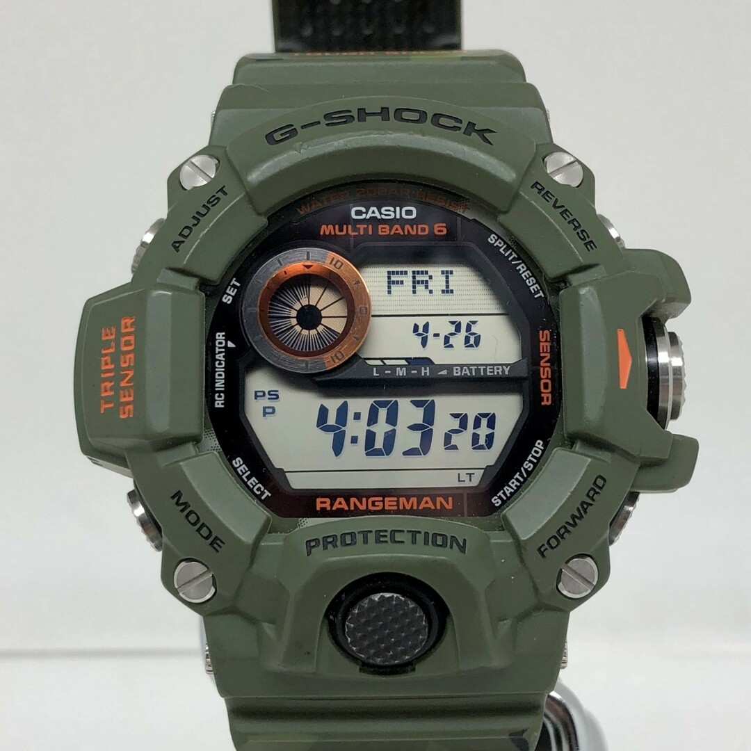 G-SHOCK(ジーショック)のG-SHOCK ジーショック CASIO カシオ 腕時計 GW-9400CMJ-3 メンインカモフラージュ RANGEMAN レンジマン 迷彩 電波ソーラー メンズの時計(腕時計(デジタル))の商品写真