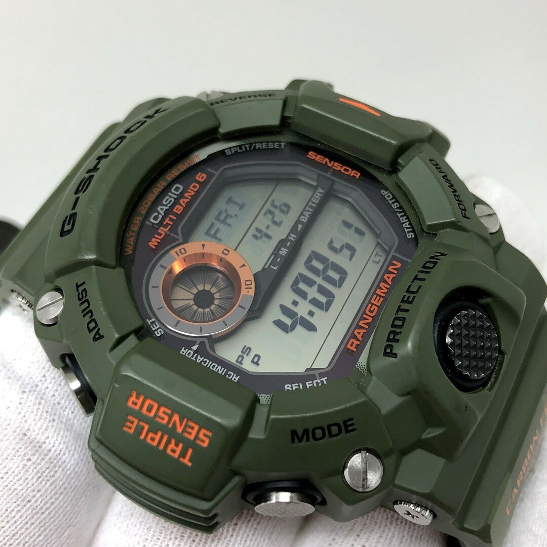 G-SHOCK(ジーショック)のG-SHOCK ジーショック CASIO カシオ 腕時計 GW-9400CMJ-3 メンインカモフラージュ RANGEMAN レンジマン 迷彩 電波ソーラー メンズの時計(腕時計(デジタル))の商品写真