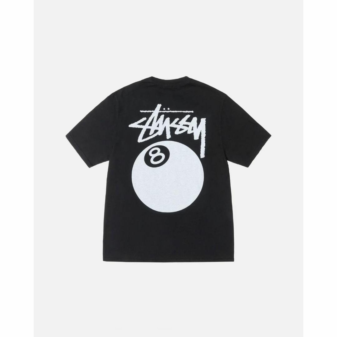 STUSSY(ステューシー)の♪ステューシー STUSSY 8 BALL Tシャツ　ブラック　黒　L♪ メンズのトップス(Tシャツ/カットソー(半袖/袖なし))の商品写真