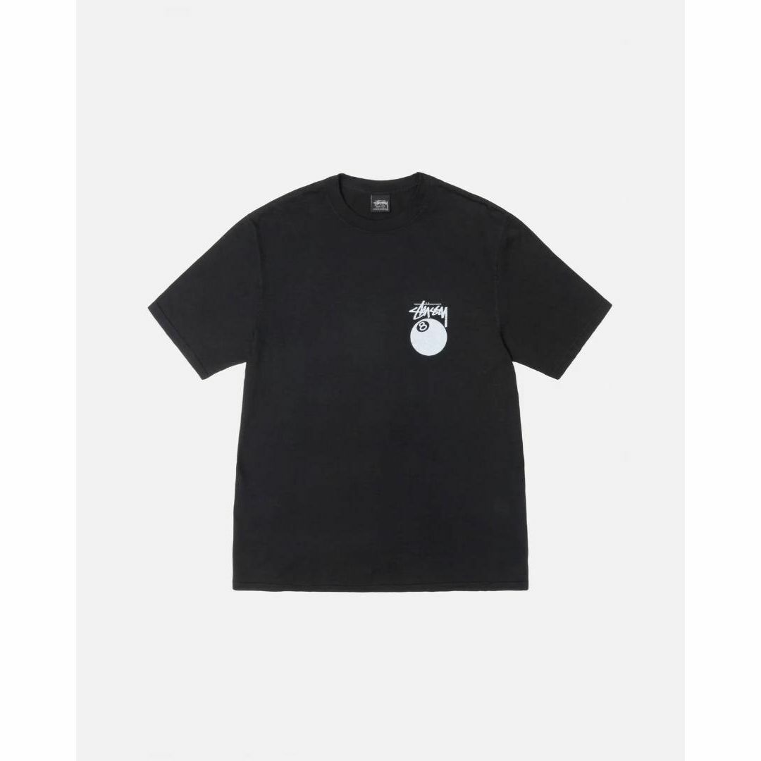 STUSSY(ステューシー)の♪ステューシー STUSSY 8 BALL Tシャツ　ブラック　黒　L♪ メンズのトップス(Tシャツ/カットソー(半袖/袖なし))の商品写真