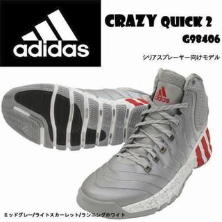 アディダス(adidas)の【新品】アディダス バスケットシューズ クレイジークイック2 G98406(スニーカー)