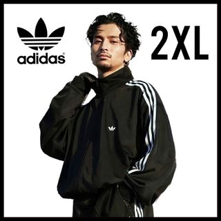 アディダス(adidas)のadidas★ベッケンバウアートラックジャケット★ジャージ★黒★2XL★男女兼用(ジャージ)