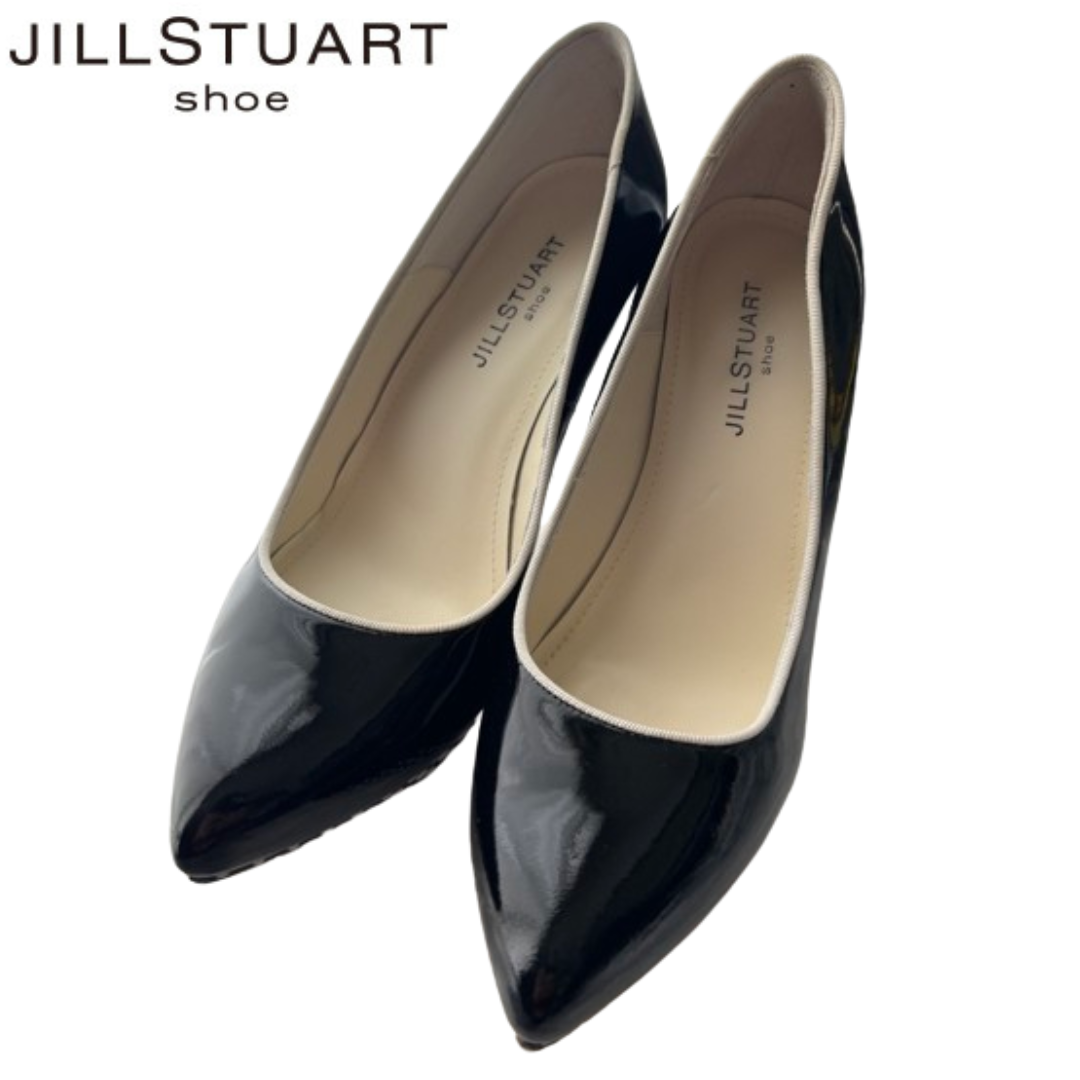 JILLSTUART(ジルスチュアート)の最終値下げ JILLSTUART ジルスチュアート 23.5cm パンプス 黒 レディースの靴/シューズ(ハイヒール/パンプス)の商品写真