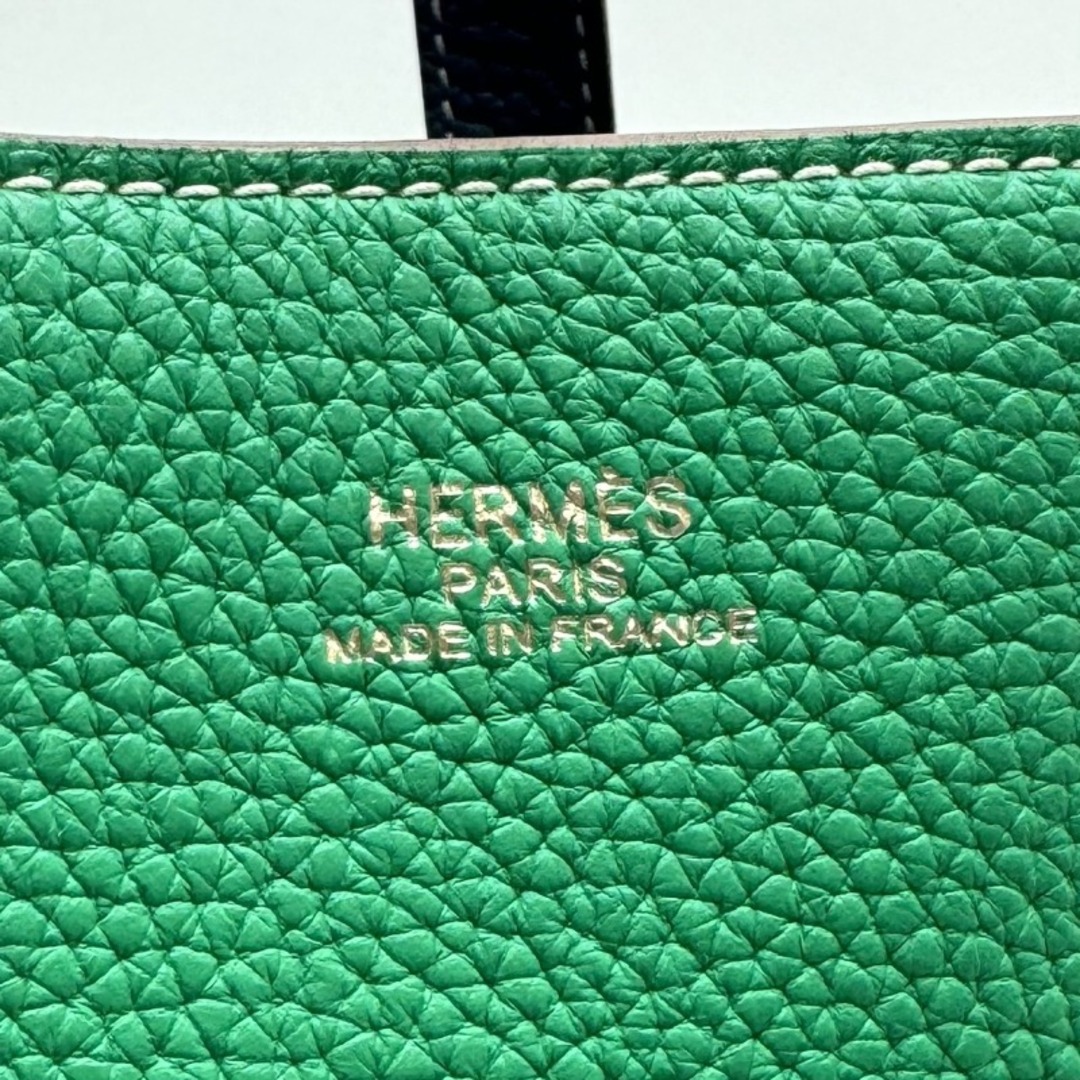 Hermes(エルメス)のエルメス HERMES ドゥブルセンス36 ドゥブルセンス 36 ドゥブルサンス36 ドゥブルセンス45 バッグ トートバッグ トリヨンクレマンス ミント グリーン ブルー 緑 青 レディースのバッグ(トートバッグ)の商品写真