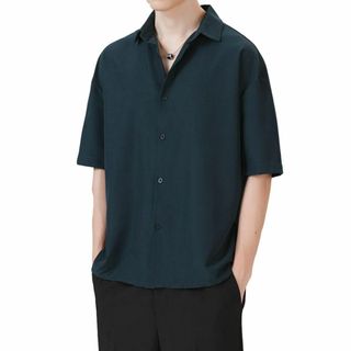 [GUTHONG] シャツ メンズ 半袖 長袖 夏 服 メンズ 大きいサイズ ワ