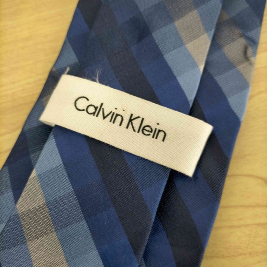Calvin Klein(カルバンクライン)のCALVIN KLEIN(カルバンクライン) チェック柄 シルクネクタイ メンズ メンズのファッション小物(ネクタイ)の商品写真