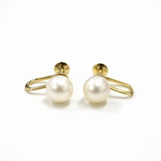 MIKIMOTO - ミキモト(MIKIMOTO) K14YG パール7.6mm イヤリング 2.8g 【中古】 JA-18736