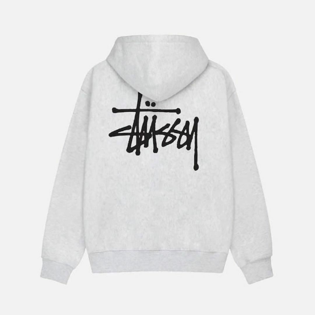 STUSSY(ステューシー)のステューシー STUSSY BASIC STUSSY HOODie L グレー メンズのトップス(パーカー)の商品写真