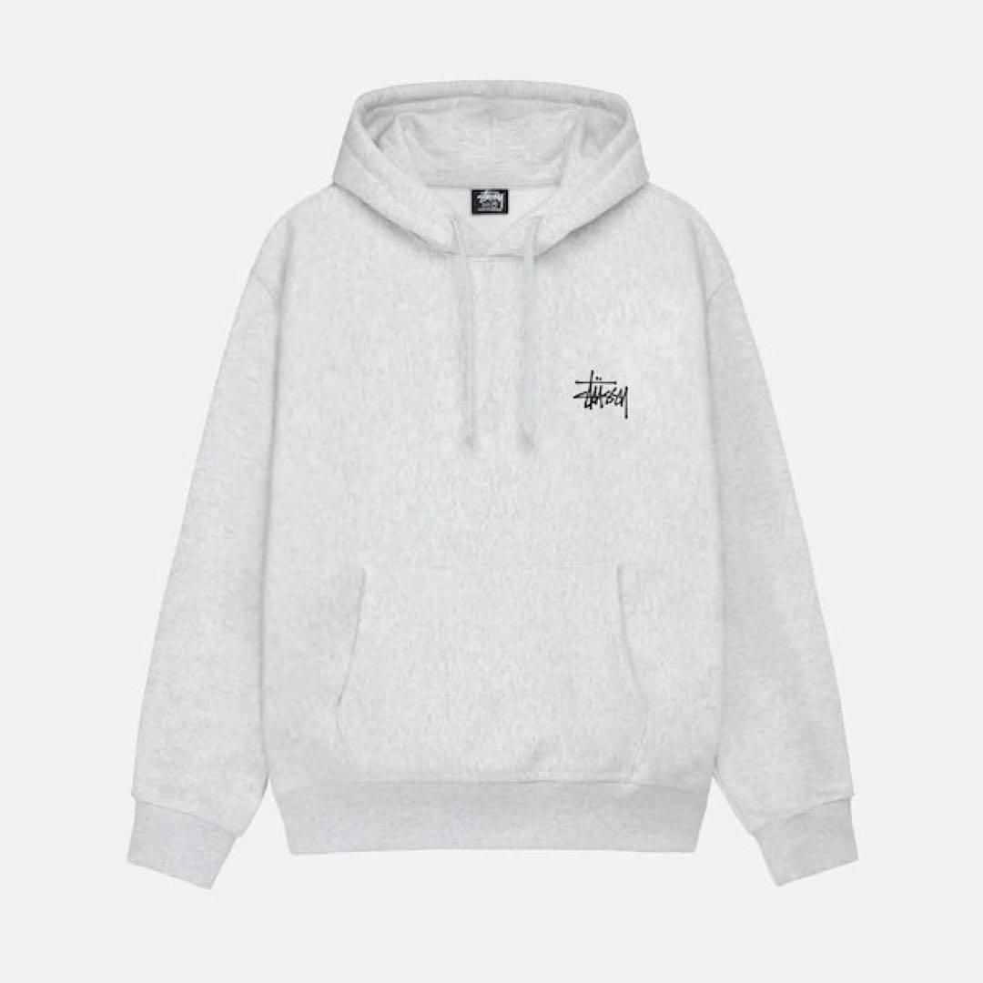 STUSSY(ステューシー)のステューシー STUSSY BASIC STUSSY HOODie L グレー メンズのトップス(パーカー)の商品写真