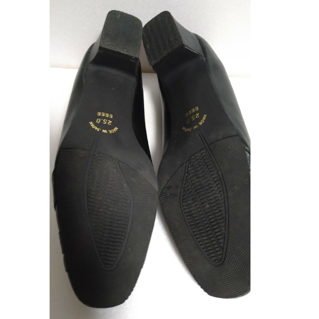パンプス　ブラック　25cm レディースの靴/シューズ(ハイヒール/パンプス)の商品写真