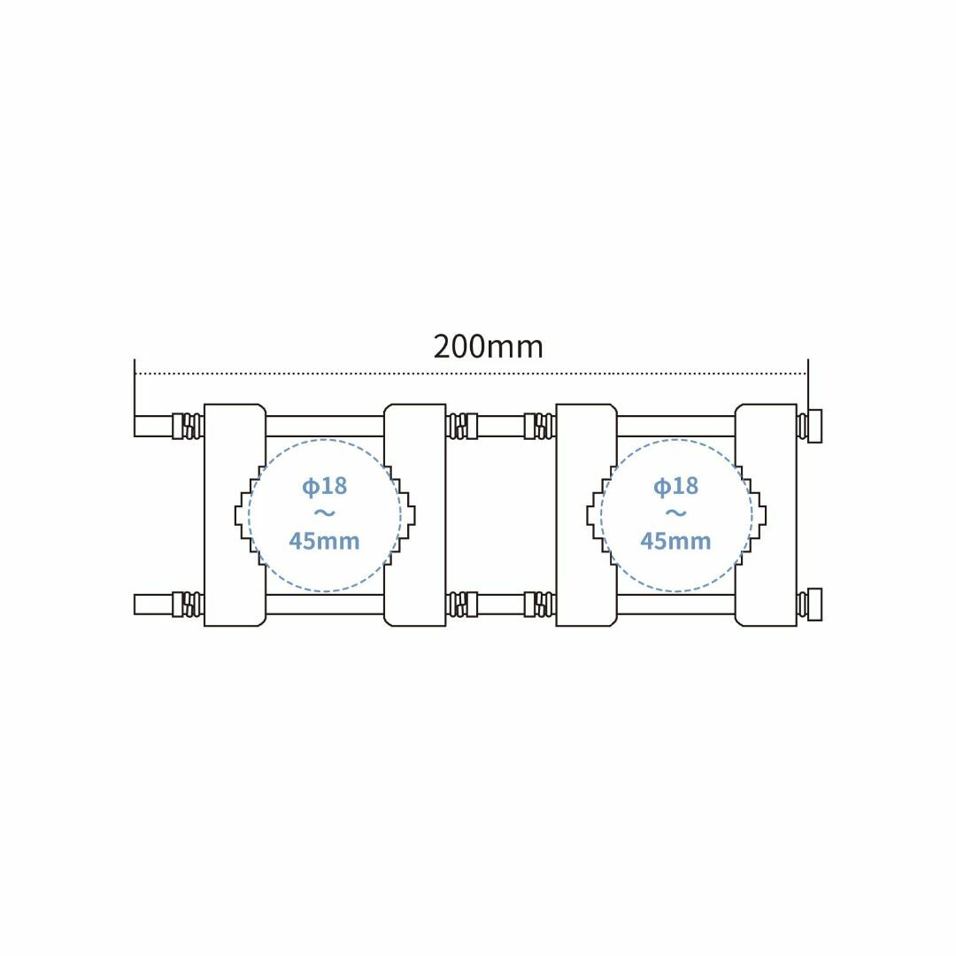 【色:シルバー_サイズ:○/○　φ18～45/φ18～45】ナテック(Natec その他のその他(その他)の商品写真