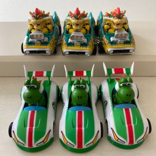 任天堂 - スーパーマリオ　マリオカートプルバックカー6点セット　新品