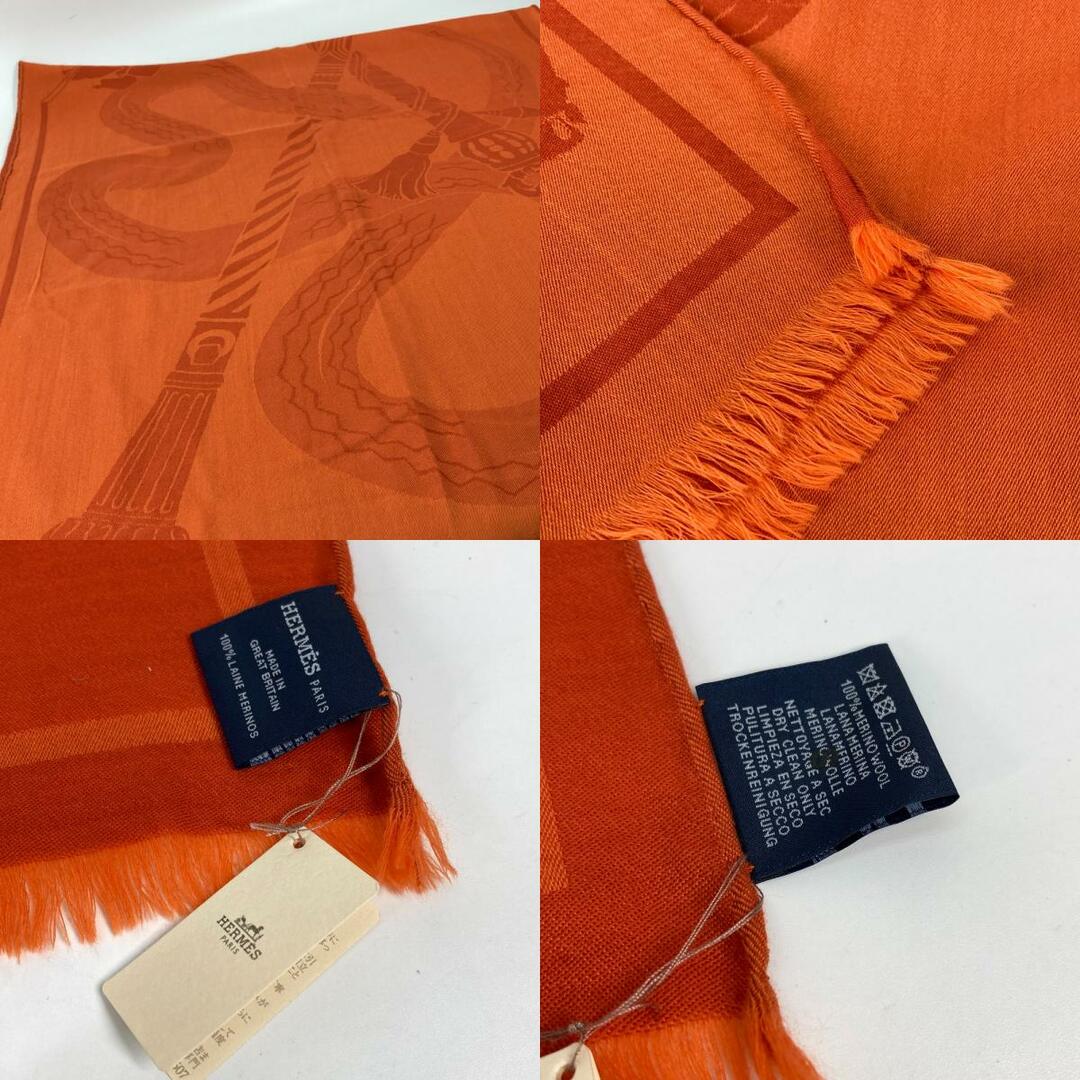 HERMES - エルメス HERMES 大判 馬柄 シュバル ショール HERMES - エルメス HERMES 大判 馬柄 シュバル ショール