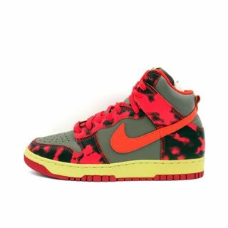 ナイキ(NIKE)のナイキ NIKE ■ 【 DUNK HIGH 1985 Red Acid Wash DD9404 600 】 ダンク ハイ レッドアシッドウォッシュ スニーカー　w18153(スニーカー)