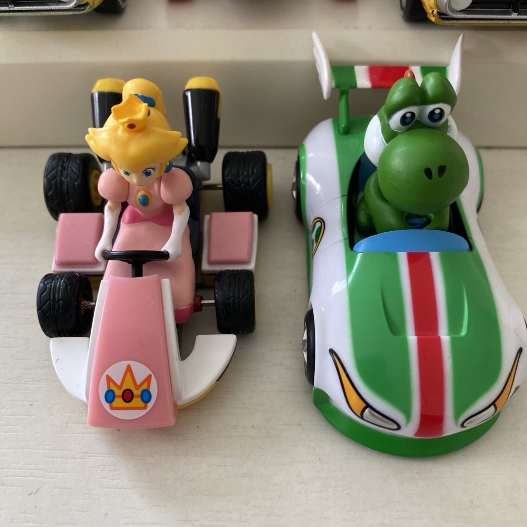 任天堂(ニンテンドウ)のスーパーマリオ　マリオカートプルバックカー5点セット　新品 エンタメ/ホビーのおもちゃ/ぬいぐるみ(キャラクターグッズ)の商品写真