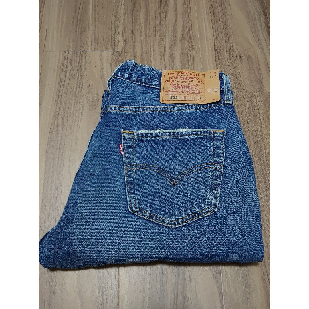 Levi's(リーバイス)の【美品】リーバイス501　W33×L32　アメリカ製90s　デニム　ジーンズ メンズのパンツ(デニム/ジーンズ)の商品写真