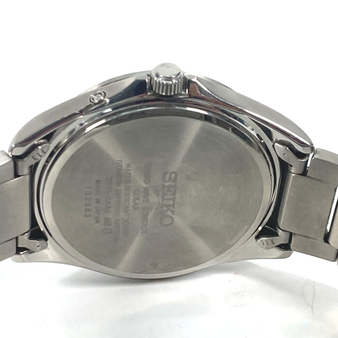 SEIKO(セイコー)のセイコー SEIKO デイト 7B75-0AA0 セイコー セレクション  ウォッチ 腕時計 チタン シルバー メンズの時計(腕時計(アナログ))の商品写真