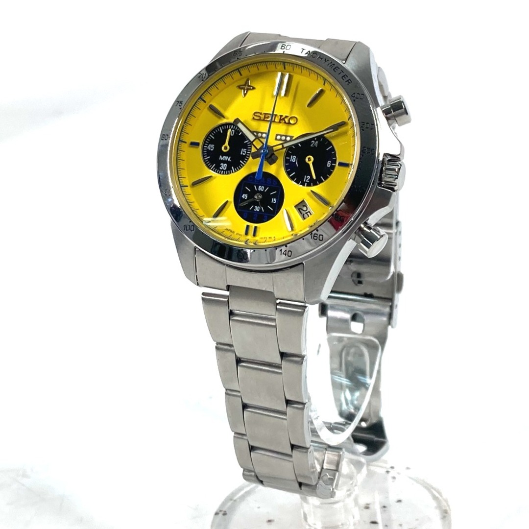 SEIKO(セイコー)のセイコー SEIKO 923形ドクターイエロー 運行20周年記念ウオッチ 8T63-01E0 ウォッチ 5000本限定 腕時計 SS シルバー 美品 メンズの時計(腕時計(アナログ))の商品写真