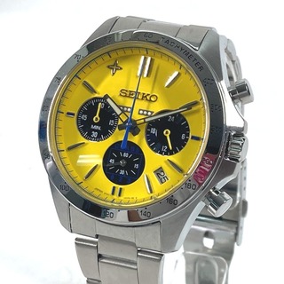 セイコー(SEIKO)のセイコー SEIKO 923形ドクターイエロー 運行20周年記念ウオッチ 8T63-01E0 ウォッチ 5000本限定 腕時計 SS シルバー 美品(腕時計(アナログ))