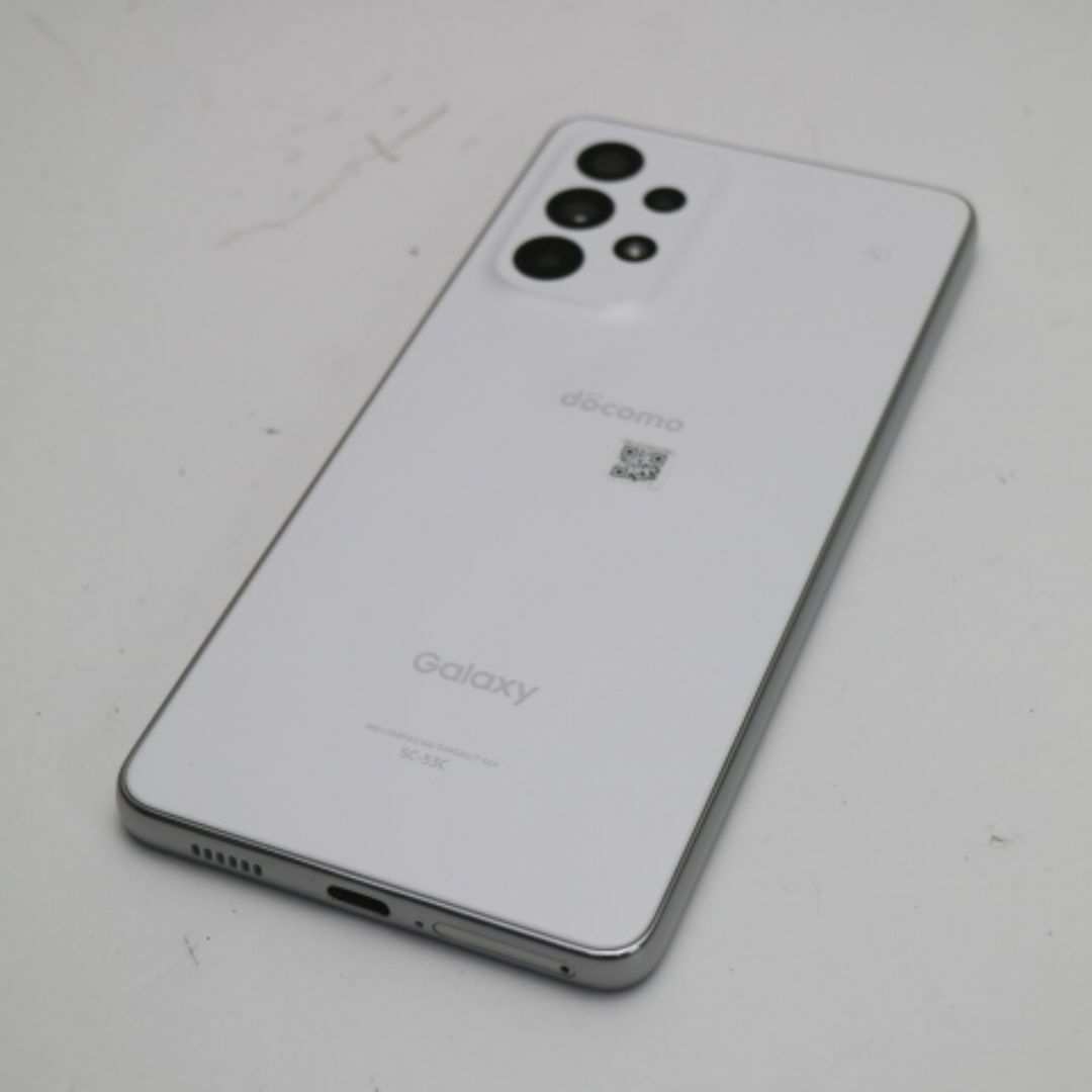 SAMSUNG(サムスン)の新品同様 Galaxy A53 5G SC-53C オーサムホワイト M333 スマホ/家電/カメラのスマートフォン/携帯電話(スマートフォン本体)の商品写真
