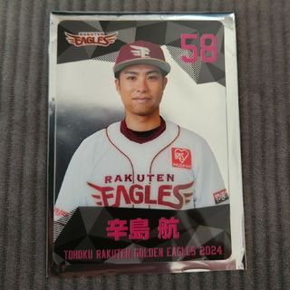 トウホクラクテンゴールデンイーグルス(東北楽天ゴールデンイーグルス)の楽天イーグルス クリアカード #58　辛島航(シングルカード)