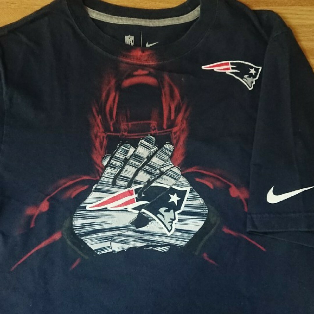 NIKE(ナイキ)のNIKE ナイキ Tシャツ NFL ペイトリオッツ 古着 アメフト メンズのトップス(Tシャツ/カットソー(半袖/袖なし))の商品写真