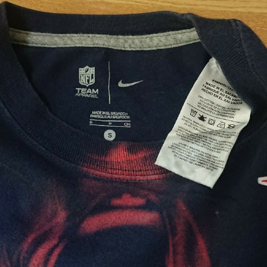 NIKE(ナイキ)のNIKE ナイキ Tシャツ NFL ペイトリオッツ 古着 アメフト メンズのトップス(Tシャツ/カットソー(半袖/袖なし))の商品写真