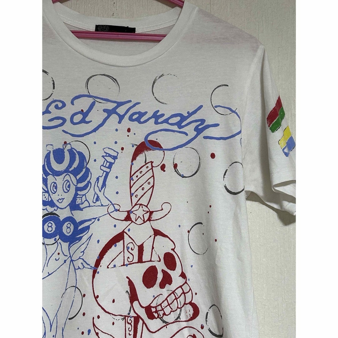 Ed Hardy(エドハーディー)の希少 Ed Hardy HOLLYWOOD DEADLY LOVE 半袖Tシャツ メンズのトップス(Tシャツ/カットソー(半袖/袖なし))の商品写真