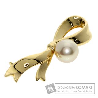 TASAKI - TASAKI リボンモチーフ パール 真珠  ブローチ K18YG レディース