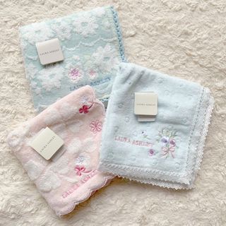 ローラアシュレイ(LAURA ASHLEY)の《未使用》LAURAASHLEY タオルハンカチ(ハンカチ)