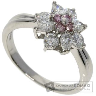 SELECT JEWELRY フラワーモチーフ ダイヤモンド リング・指輪 PT900 レディース(リング(指輪))