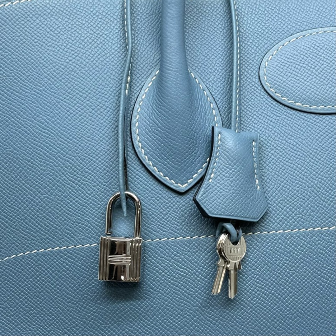 Hermes(エルメス)のエルメス HERMES ボリード45 ボリード 45 バッグ トートバッグ エプソン ブルージーン ブルー 青 シルバー金具 ヴォーエプソン レディースのバッグ(トートバッグ)の商品写真