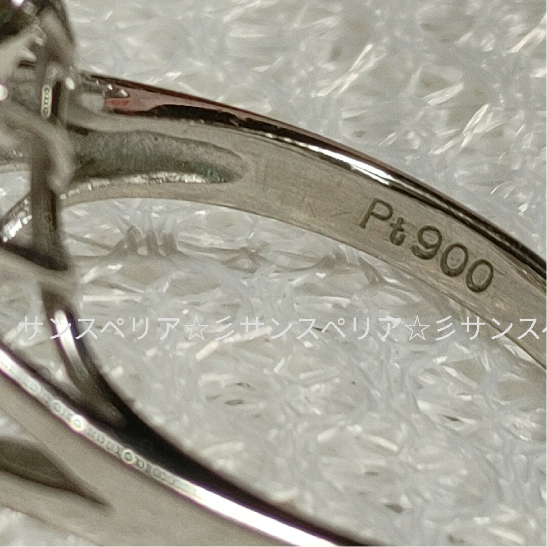 Pt900 ダイヤモンド 0.55ctダリアのフラワーリング レディースのアクセサリー(リング(指輪))の商品写真