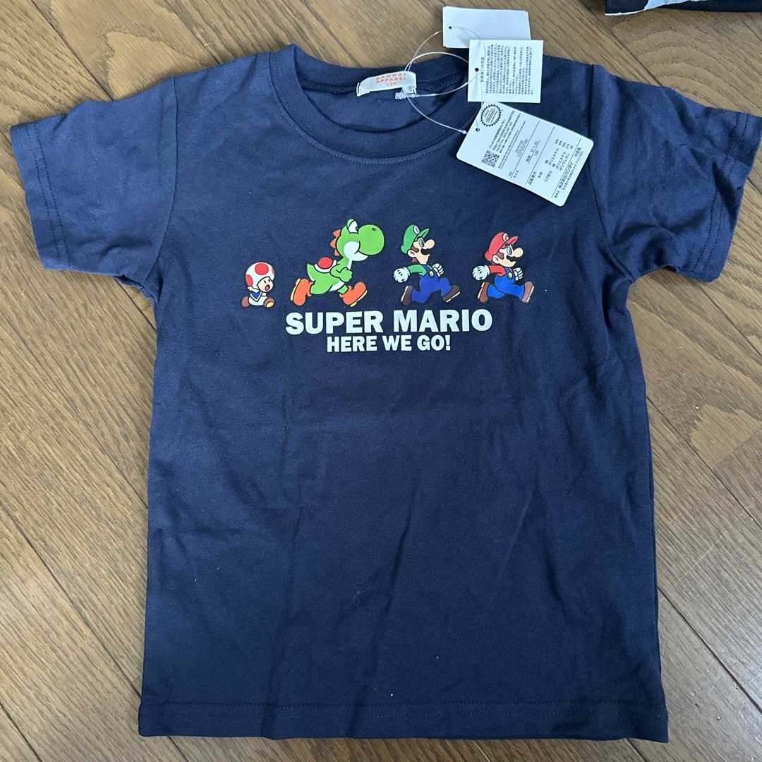 BANDAI(バンダイ)の値下げ！タグ付き新品！マリオ Tシャツ　４枚セット！ キッズ/ベビー/マタニティのキッズ服男の子用(90cm~)(Tシャツ/カットソー)の商品写真