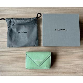 バレンシアガ(Balenciaga)のバレンシアガ　三つ折り財布　グリーン(財布)