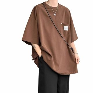 [foveitaa] tシャツ メンズ 夏服 メンズ 半袖 大きいサイズ 人気 (その他)