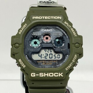 ジーショック(G-SHOCK)のG-SHOCK ジーショック CASIO カシオ 腕時計 DW-5900 初代三つ目 カモフラージュ 迷彩 デジタル クォーツ カーキ グリーン(腕時計(デジタル))