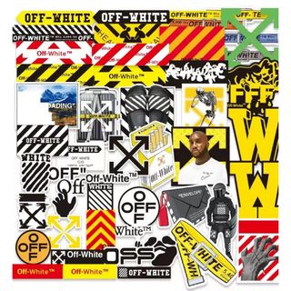 OFF-WHITE - OFF-WHITEステッカーセット50枚入り　防水ステッカー