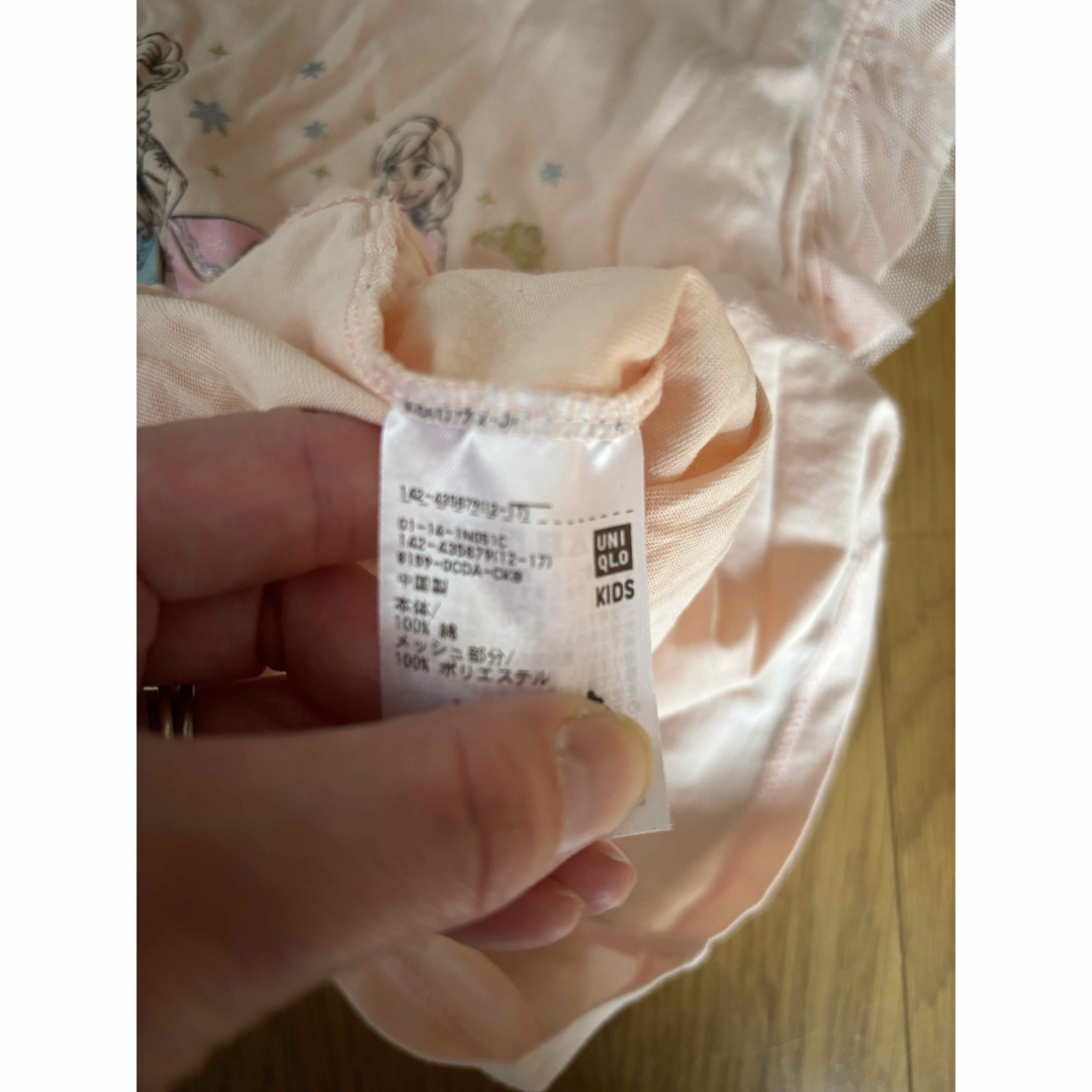 UNIQLO(ユニクロ)のUNIQLO アナ雪　Tシャツ キッズ/ベビー/マタニティのキッズ服女の子用(90cm~)(Tシャツ/カットソー)の商品写真