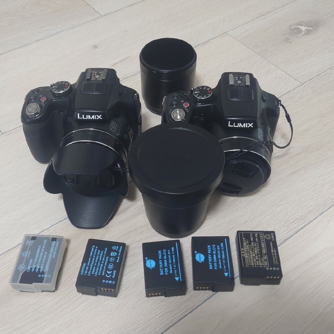ルミックス　ｆｚ200　2台　標準望遠コンバートレンズ スマホ/家電/カメラのカメラ(コンパクトデジタルカメラ)の商品写真
