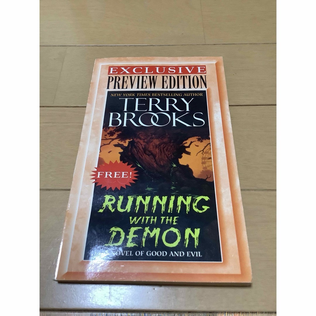 洋書 TERRY BROOKS RUNNING WITH THE DEMON 英 エンタメ/ホビーの本(洋書)の商品写真